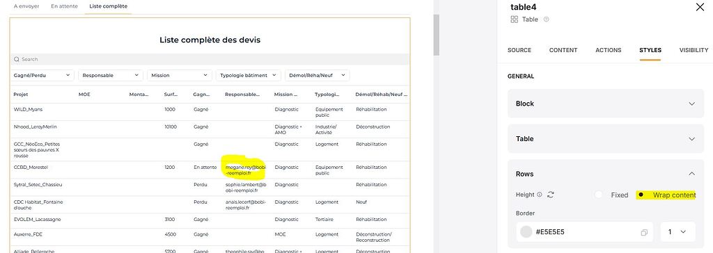 Can't expand text on multiple lines in new tables (wrap content) - Bug ...