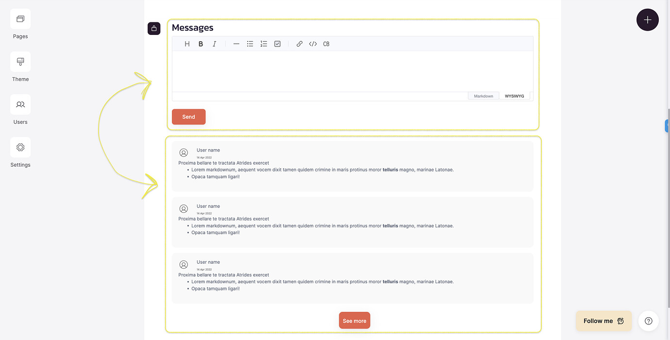 Rearrange Comment Block Items - Custom Coding - Softr Community