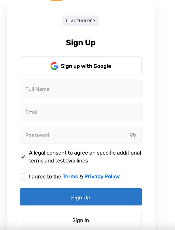 Checkbox in Signup form for consent - Ask the community - Softr Community