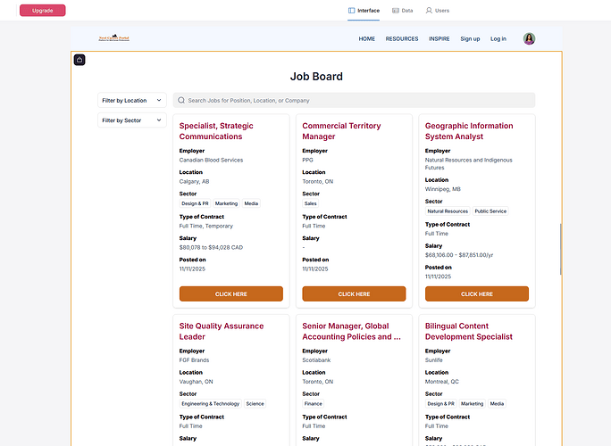 Screenshot NCP for Signed In Users - Nav bar