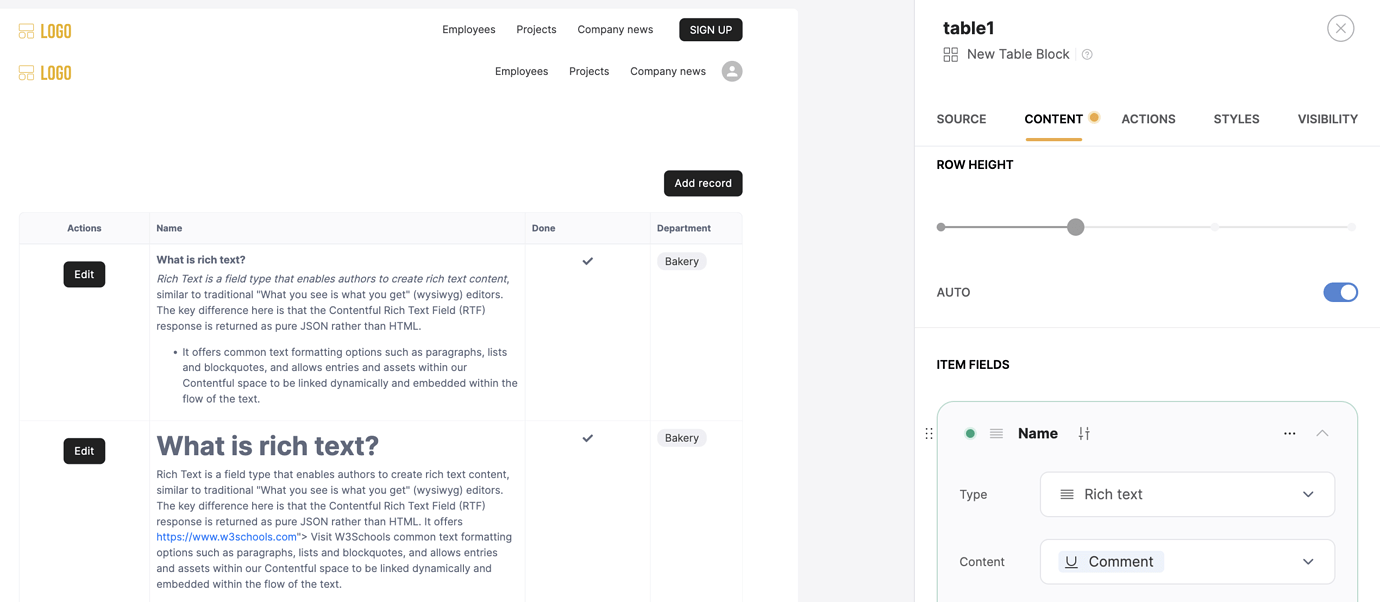 Edit rich text Airtable field in Softr - Ask the community - Softr ...