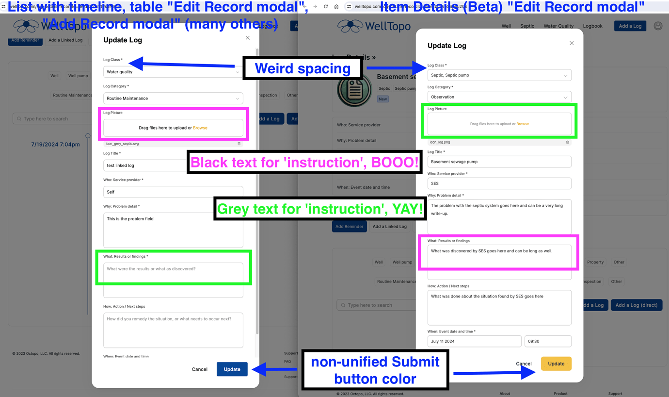 UI Inconsistencies in New Record and Edit Record modal forms - Bug ...