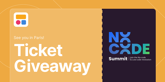 No-Code Summit Ticket Giveaway - Landscape