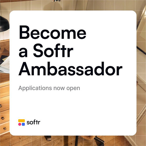 become a softr ambassador