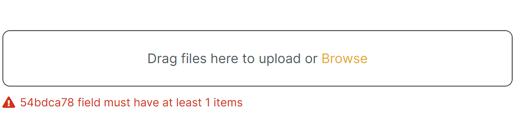 Erroneous required input error in attachment upload form field - Bug ...
