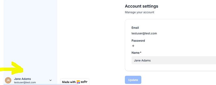 softr-account-setting-bottom-left-label