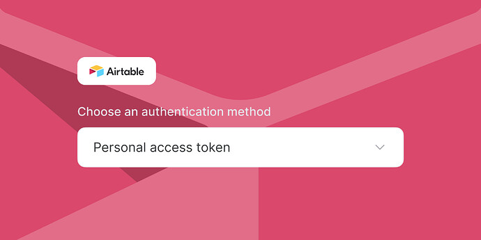 Airtable-personal-access-token