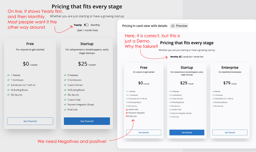 General UX issues (bugs/features) - Bug Reports - Softr Community